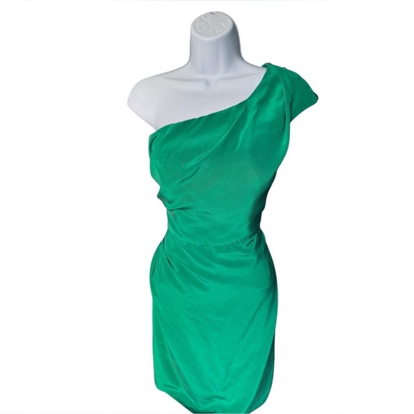 Shoshanna One Shoulder Cocktail Dress - Picture 1 of 3